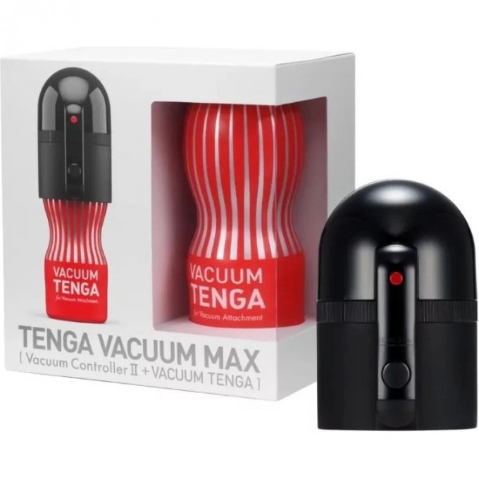 Набор TENGA VACUUM MAX: мастурбатор и устройство для создания вакуума TVC-101S